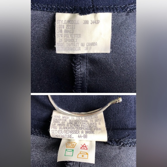 Vintage navy faux suede sleeveless shift dress 10P - Picture 6 of 8